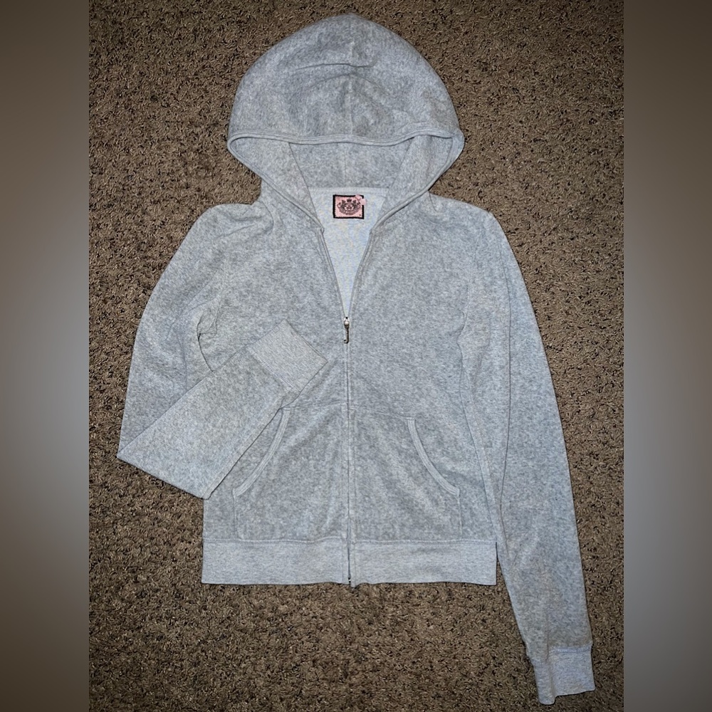 Juicy Couture Women’s Velour Zip-Up Hoodie